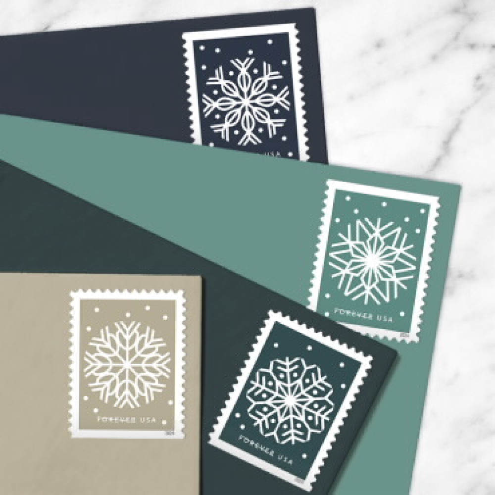 (2024) Winter Whimsy Stamps, Book of 20 Forever | Multiple Stamp Designs